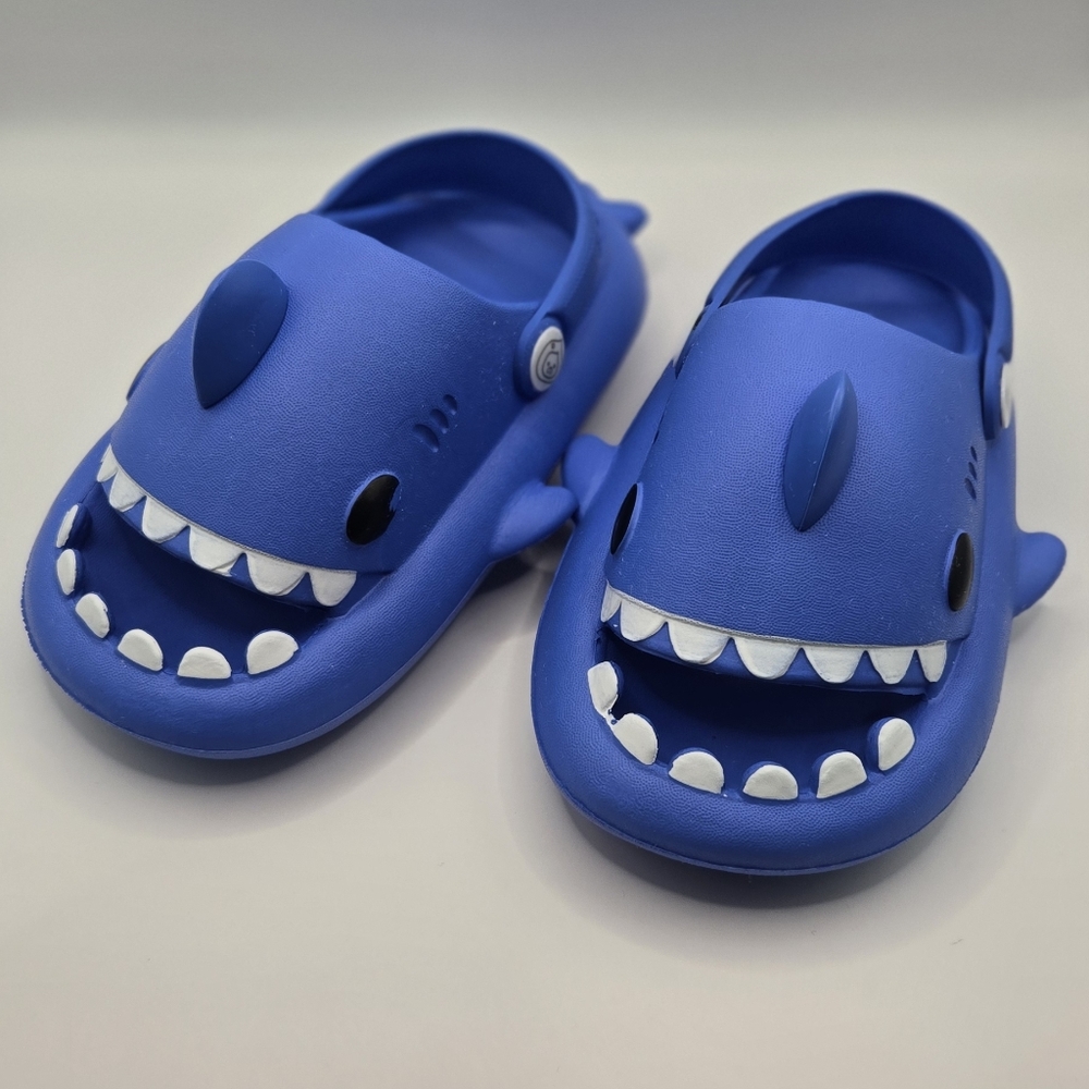 NWOT: Blue Shark Kids Shoes